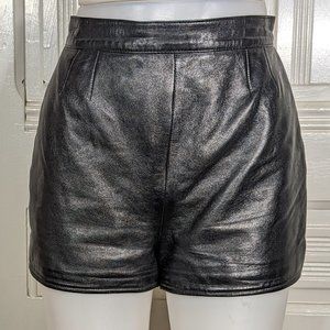Dream Dresser Lambskin Leather Fetish Hot Pants Vintage 90s